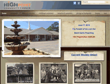Tablet Screenshot of highpointccop.com